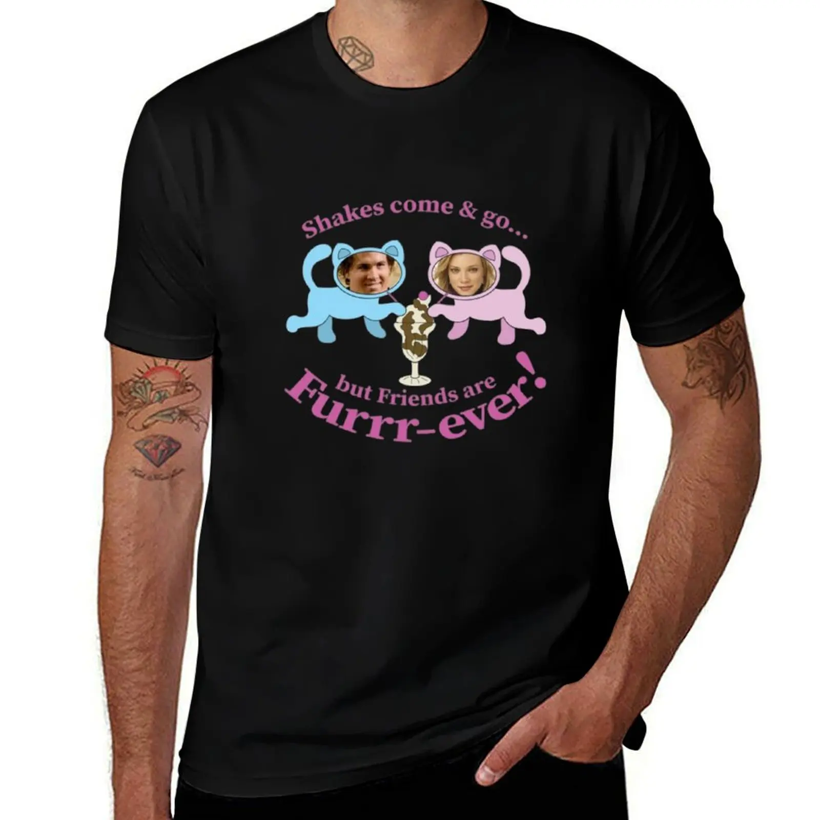 

Shakes come & go but Friends are Furrr-ever! - Classic T-Shirt man t shirt graphic T-Shirt
