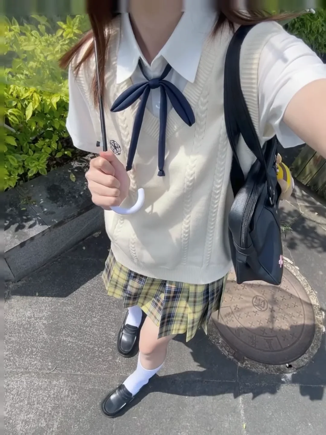 Doce colete de malha superior feminino sle primavera outono nova torção flor bordado jk orm conjunto casual confortável respirável