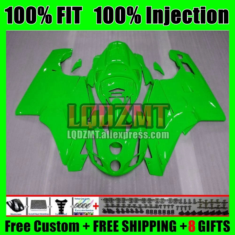 Injection Body For DUCATI 749 999 S R 749S 999S 05 Bodywork Glossy green 125No.65 749-999 05 06 749R 999R 2005 2006 OEM Fairing