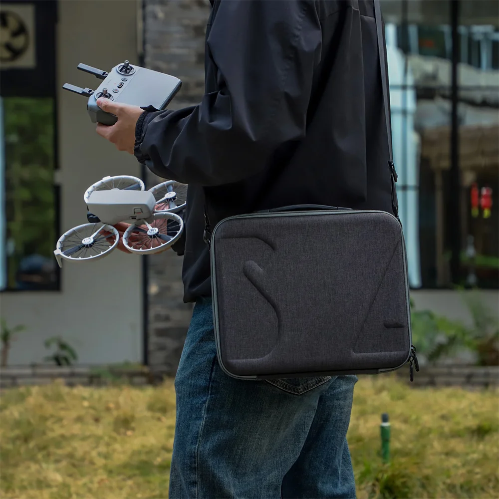 Storage Bag For DJI FLIP RC-2/RC-N3 Remote Shoulder/Hand Strap Carrying Case Handbag Travel Box Suitcase Shockproof Accessories