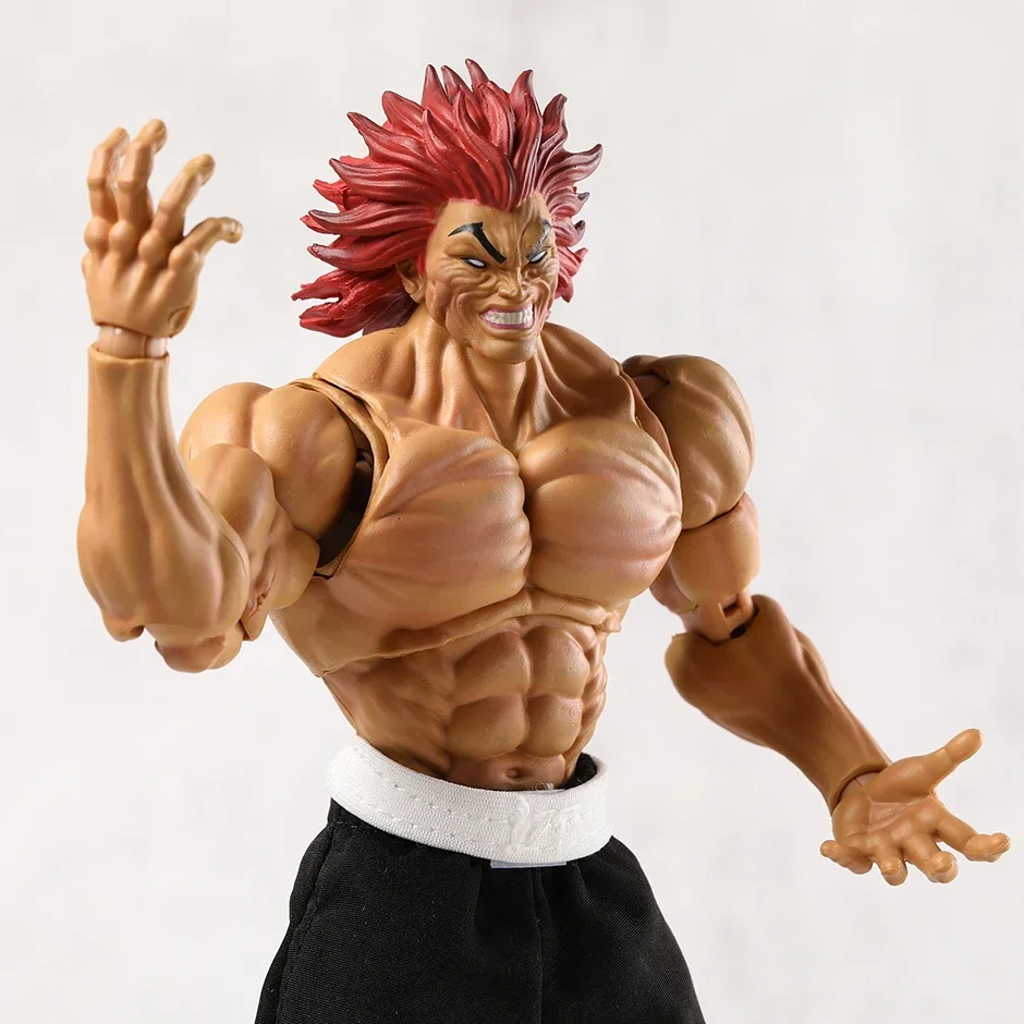 Tempestade Brinquedos Baki Hanma: Filho do Ogre Hanma Yujiro Action Figure, Estatueta de brinquedo colecionável, 1/12 Modelo