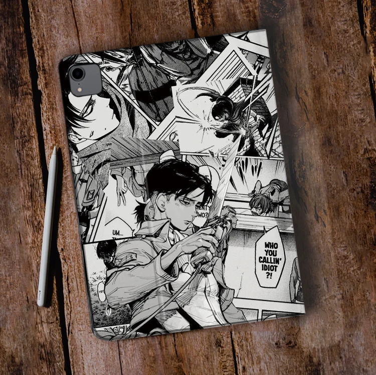 Attack on Titan Levi Ackerman Case For iPad 10.2 7th 8th Air 2 3 Mini 2 3 5 Case Luxury Silicone For iPad Air 4 iPad Pro11 Case