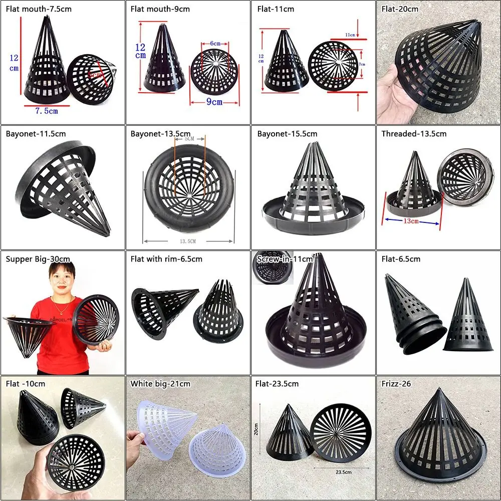1Pcs Plastic Fishing Cage Cover 7.5/9/11/20/21/30cm Tapered Monopterus Albus Loach Eel Basket Basket Outdoor Fishing Tool view 6