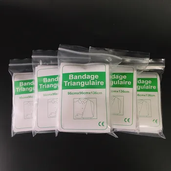 5 stücke Vlies Dreieck Verband Verpackung Feste Gaze Medizinische Kit Tragbare Erste Hilfe Tourniquet Sterilisierte Verband Camping
