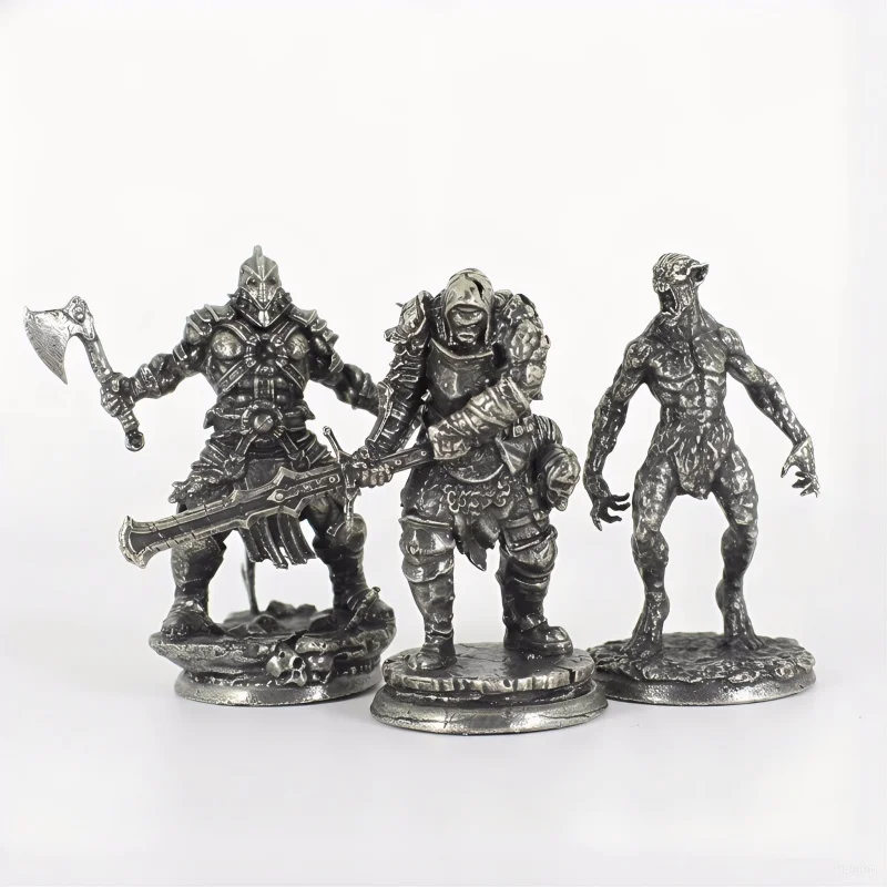 

Metal Cupronickel Soldier Model Action Figures Gifts Decor Miniature Ornament Accessories Car Interior Board Game Pieces Toys