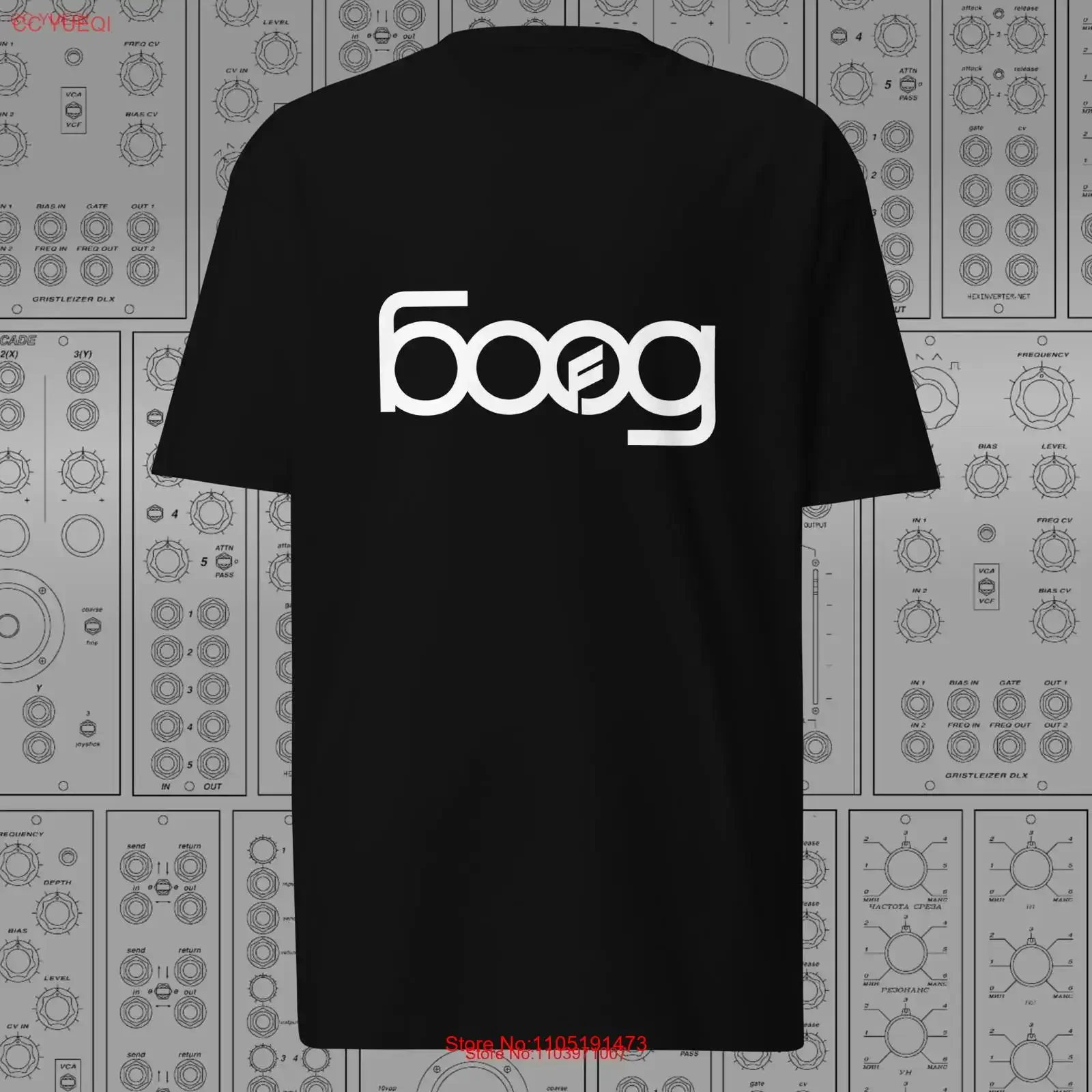 Boog Behringer Moog Paródia Sintetizador Camiseta vintage Lavado Esticado Respirável roupas de grife Confortável moda Casual