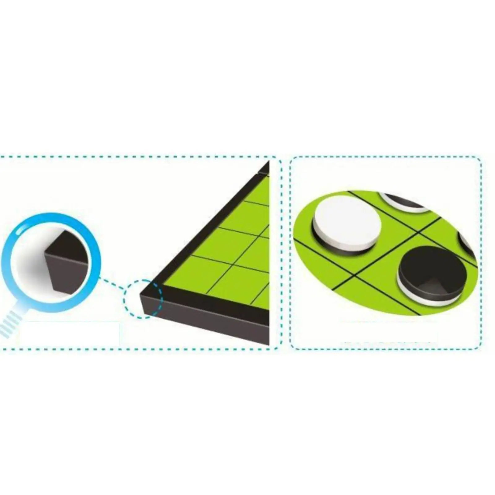Juego de Mesa Magnético Reversi Othello, Clásico Juego de Estrategia, Accesorios para Juegos de Mesa para Niños y Adultos