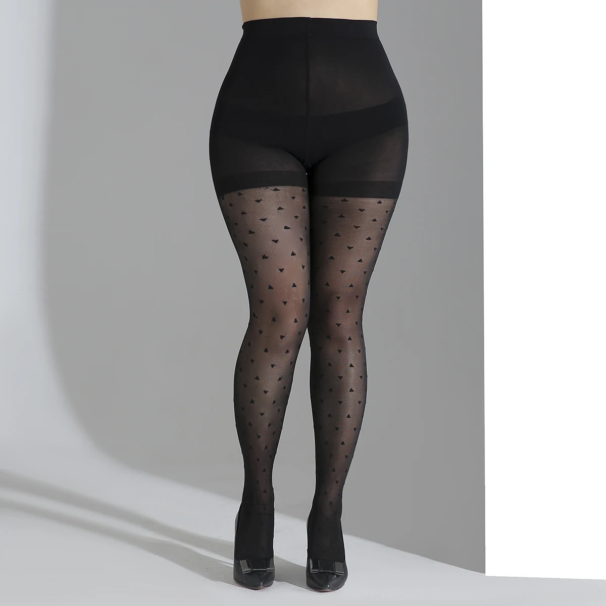 Plus Size women Sexy summer Breathable High Quality Patterned Fashion Versatile  Elastic New Long Socks