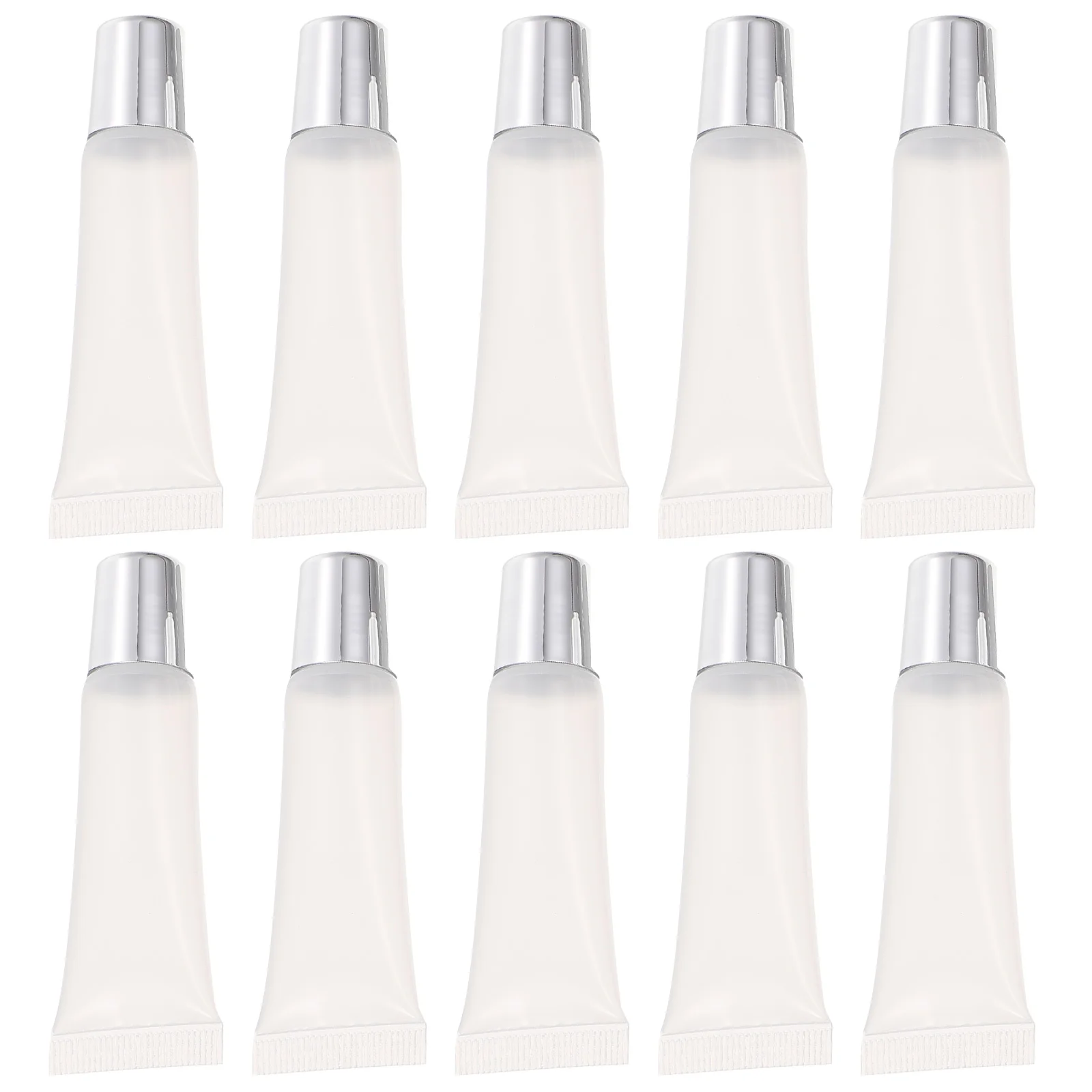 

10 Pcs Refillable Lip Gloss Tubes Empty of Glaze Hose Label Toiletries Small Holder