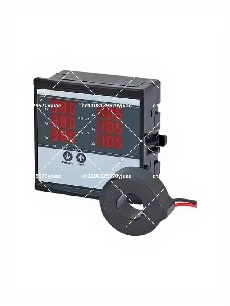 Three-Phase Digital Meter 220V with Current Transformers CTs for Energy Monitoring