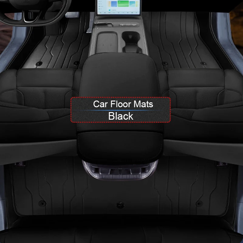 Custom Nappa Leather Anti-Slip Car Foot Protect Mat For NIO ET5 2023-Present Auto Luxury Waterproof Floor Pad Interior Accessory - view 4
