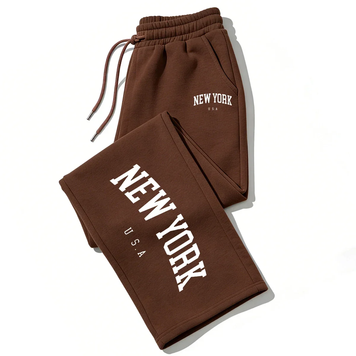 New York men's and women's printed jogging pants - high-quality, comfortable sports pants suitable for running and casual wear