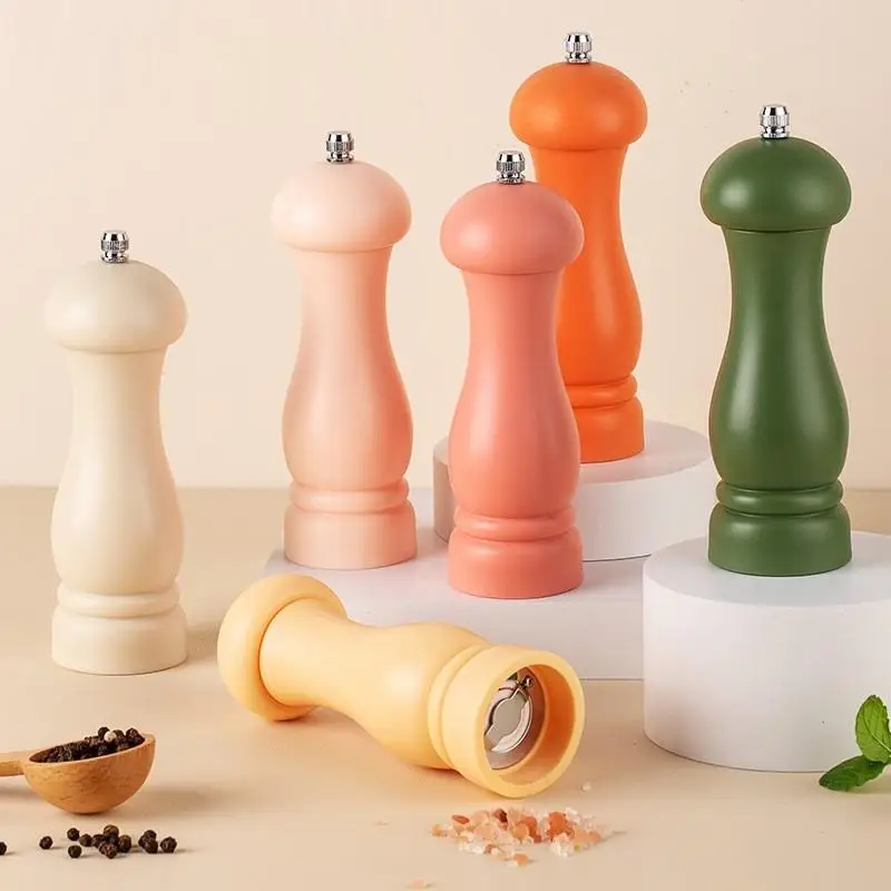 Ceramic Core Salt and Pepper Grinder Adjustable Kitchen Manual Spice Mill for Cooking Preparation Table