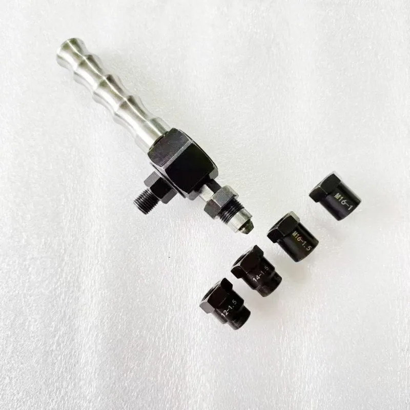 

CRIN CRDI Common Rail Test Bench Oil Inlet Conversion Adapter M12X1 M14X1 M16X1.5 with Filter Protection Repair Tools