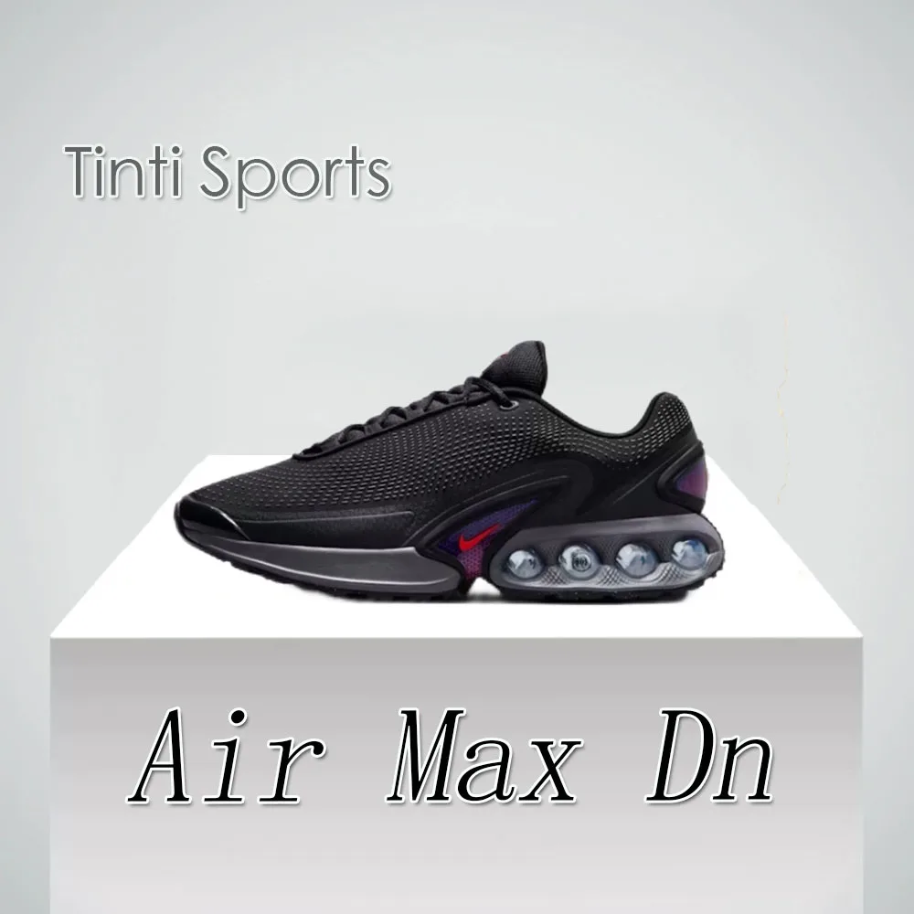 Nike Air Max Dn Low Men's and Women's Sneakers Classic Fashion Casual Shoes Cushioning and wear resistance comfortable black