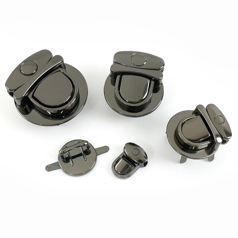 2/4/10pcs Metalls chn allen drehen Lock Snap für Handtasche Frauen Tasche Twist Locks Verschlüsse Verschluss DIY Hardware Zubehör H4-2