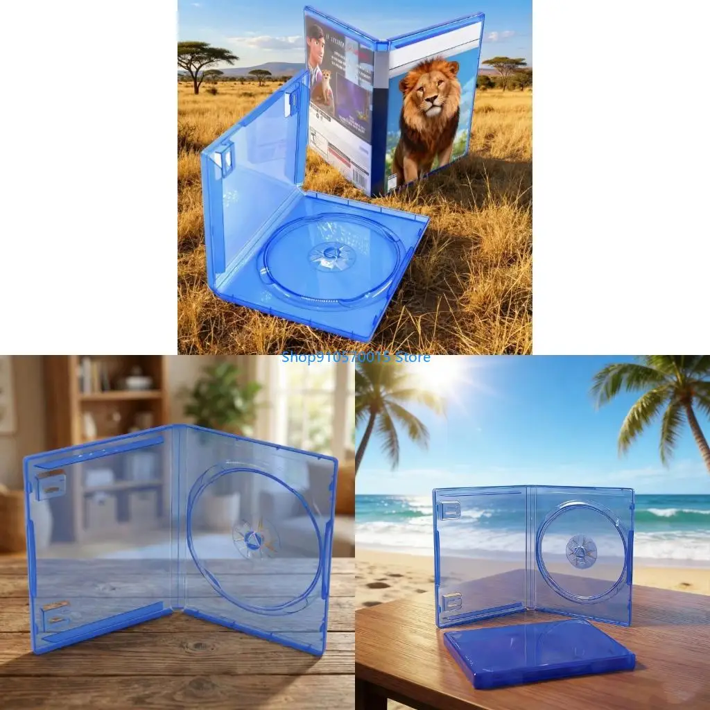B95C Precisions Molded CDs Storage Case for Game Disc ABS Plastic Construction