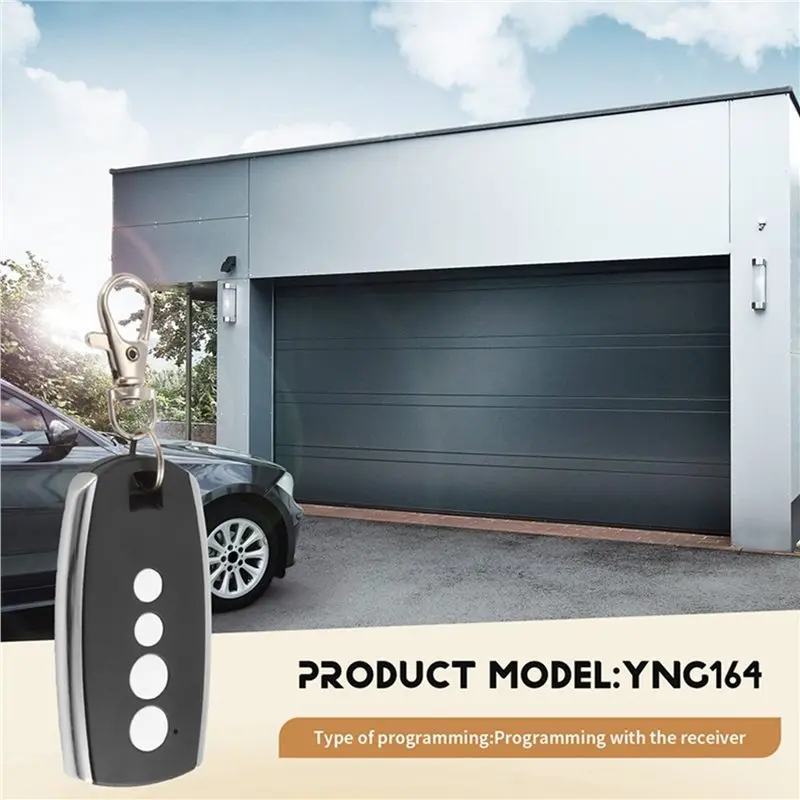 【ترويج】2X باب المرآب التحكم عن بعد 433 ميجا هرتز وحدة تحكم بوابة المتداول اللاسلكية لجهاز إرسال اليد المرآب