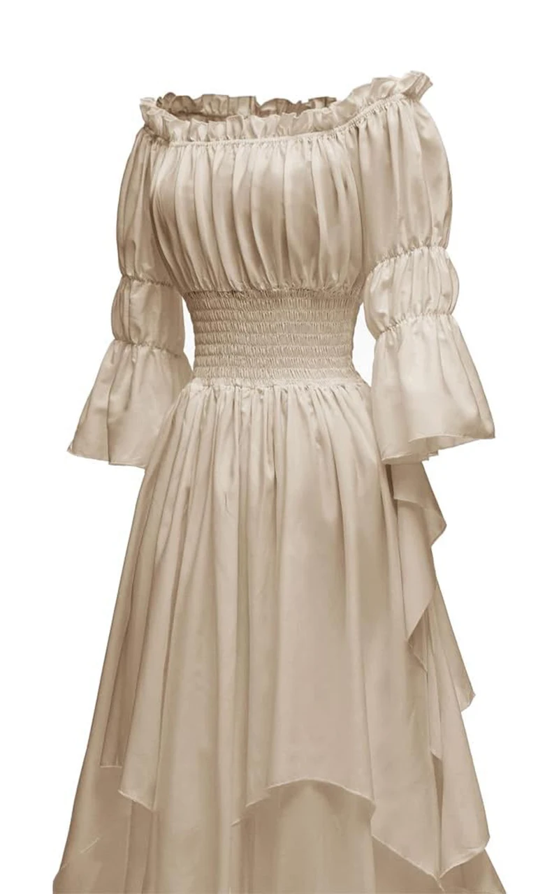 Robe de sorcière gothique pour femmes, Costume de la Renaissance médiévale, robe victorienne