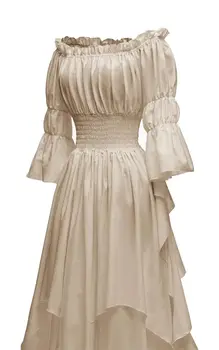 女士哥德式女巫洋裝 中世紀文藝復興時期服裝 維多利亞時代服裝 6 最佳銷售 維多利亞時代的服裝 - №1