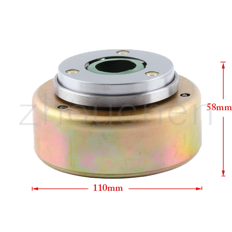Magneto poziom 6 magnes koła zamachowego wałek do 110cc PIT PRO szlak motor terenowy ATV motocykl, skuter, Autocycle akcesoria — zdjęcie 3