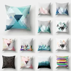 Simple Geometric Decorative Pillowcase Car Ornaments Living Room Office Home Pillowcase