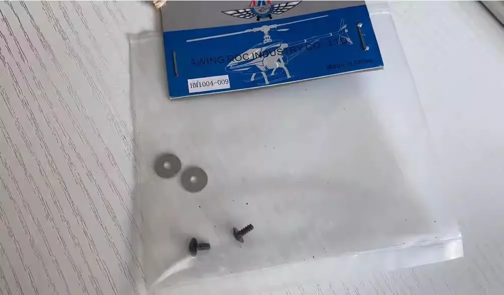 Cupid V3 Single Rotor Electric Helicopter Parts Canopy Screws & Washers HM1004-009