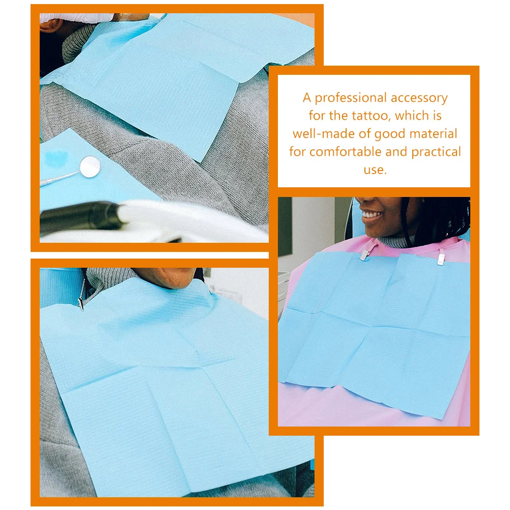 

20pcs Disposable Tattoo Cleaning Pad Double Layer Dental Bibs Table 20 Pieces Pack Nail Art Supplies Salon Home Use