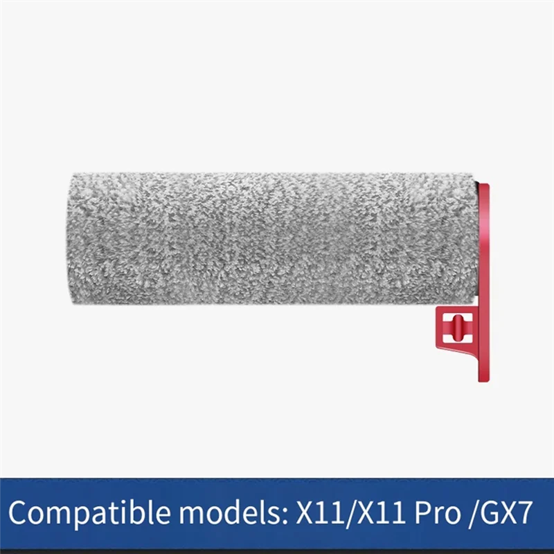 Escova de rolo e filtro hepa para midea x11/x11pro/gx7 acessórios de purificador de piso conjunto de escova de rolo