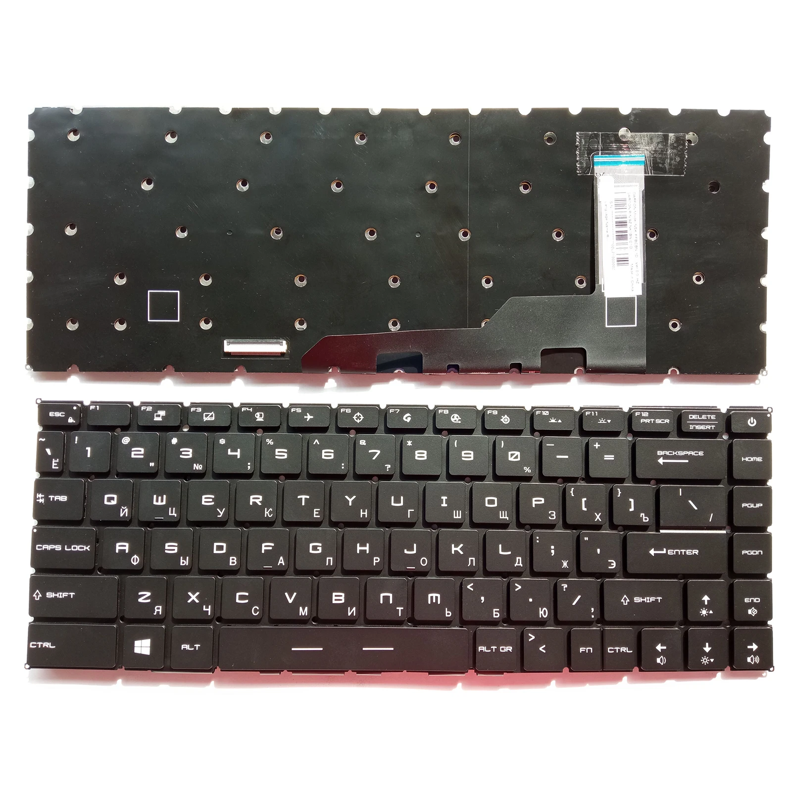 For MSI Prestige P14 MS-14C1 MS-14C2 MS-14C4 GS66 GE66 GP66 RU Keyboard RGB Backlit