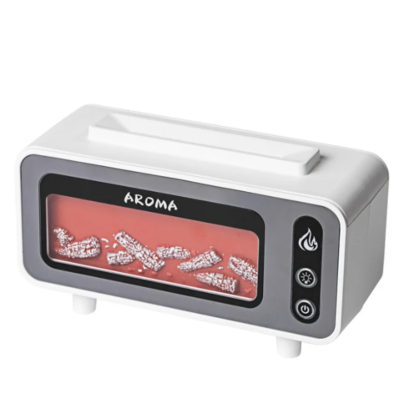 

Увлажнитель пламени для камина, 7 цветов пламени, ароматический диффузор, безводные увлажнители с автоматическим выключением для спальни, йоги, тренажерного зала-[2025]