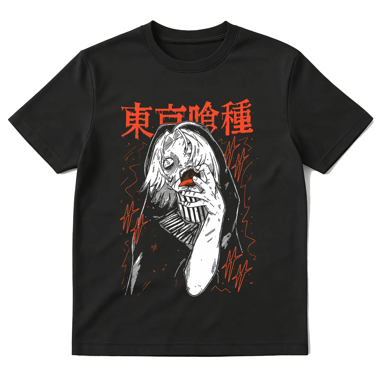 Футболка в стиле аниме Tokyo Ghoul Seidou Takizawa, мужская и женская одежда, модная футболка большого размера, повседневные футболки из 100% хлопка с короткими рукавами