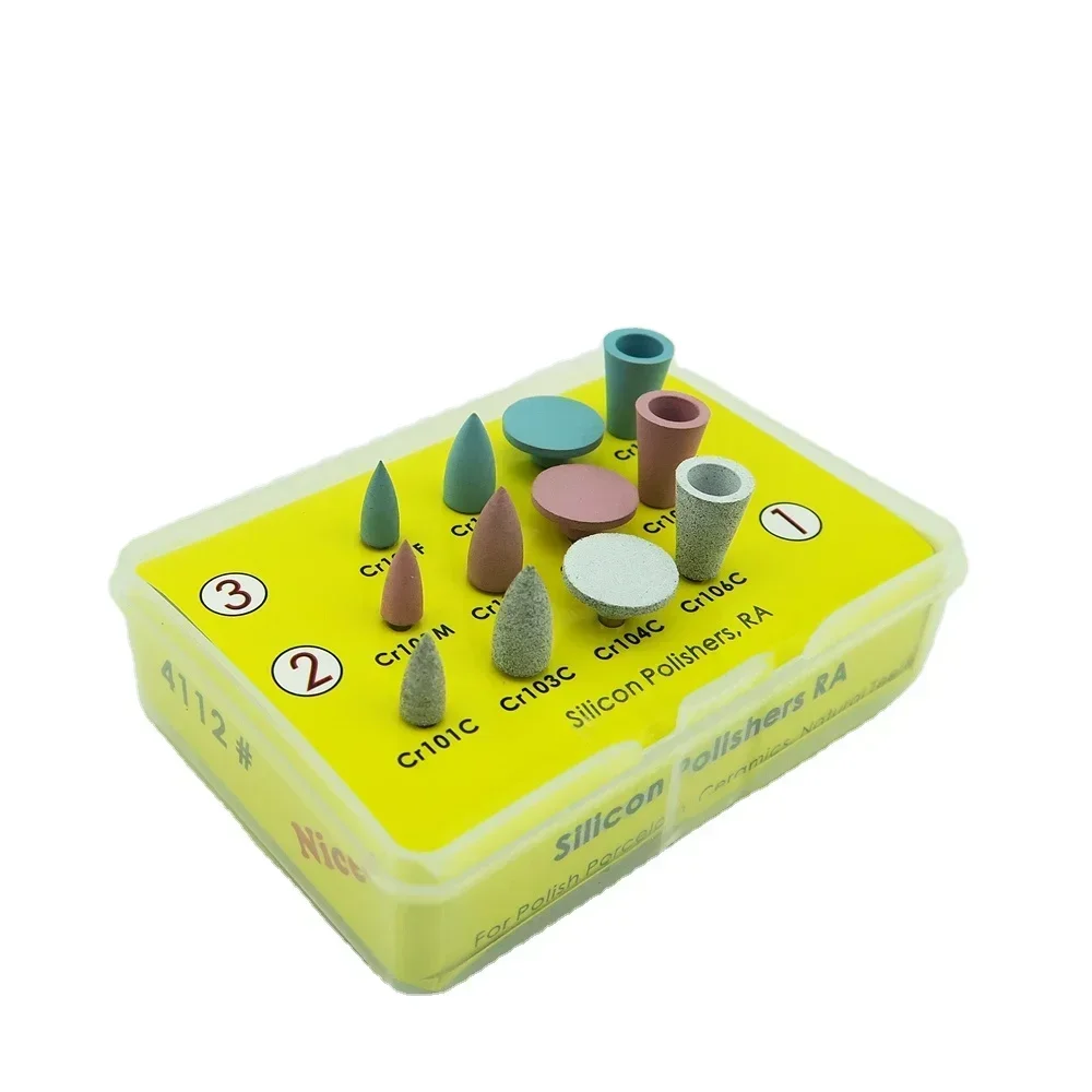 

5 коробок, набор сверл для стоматологии, материалы для полости рта/фарфор/натуральная полировка и шлифовка зубов, набор RA/No 4112/No4110/No4114