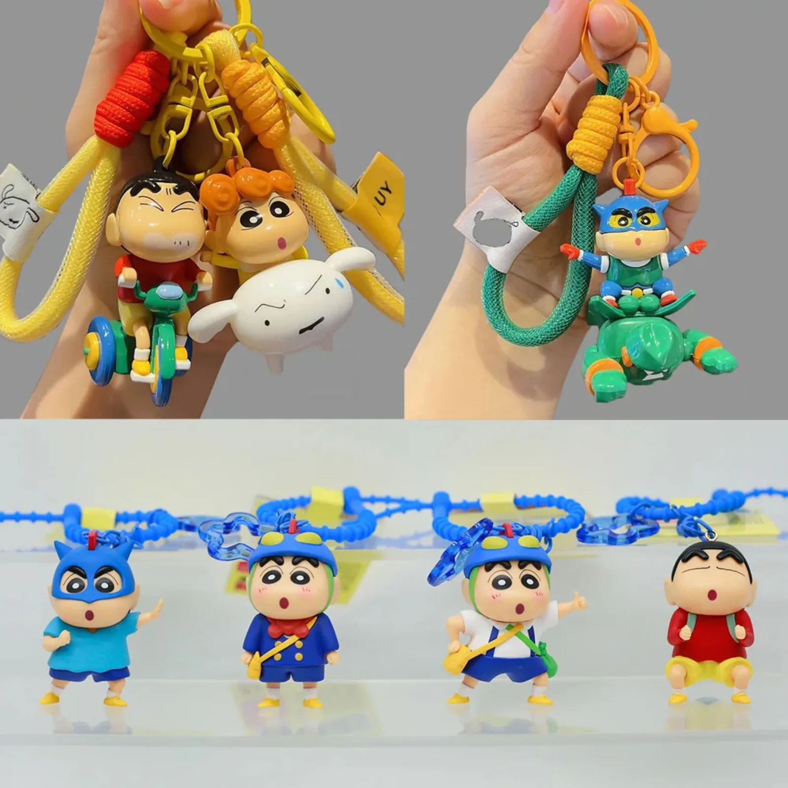 

Сумка с карандашом Shinchan, брелки, рюкзак, сумка, подвески, японские аниме-фигурки, аксессуары для ACG, подарки на день рождения для детей, девочек и мальчиков