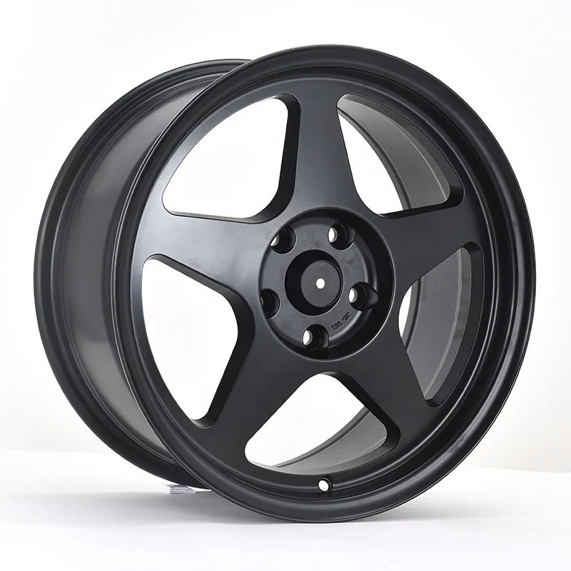 17x8.0J 5 Hole Off-Road Aluminum Alloy Car Wheels, 100-120mm Pitch Universal Auto Rims