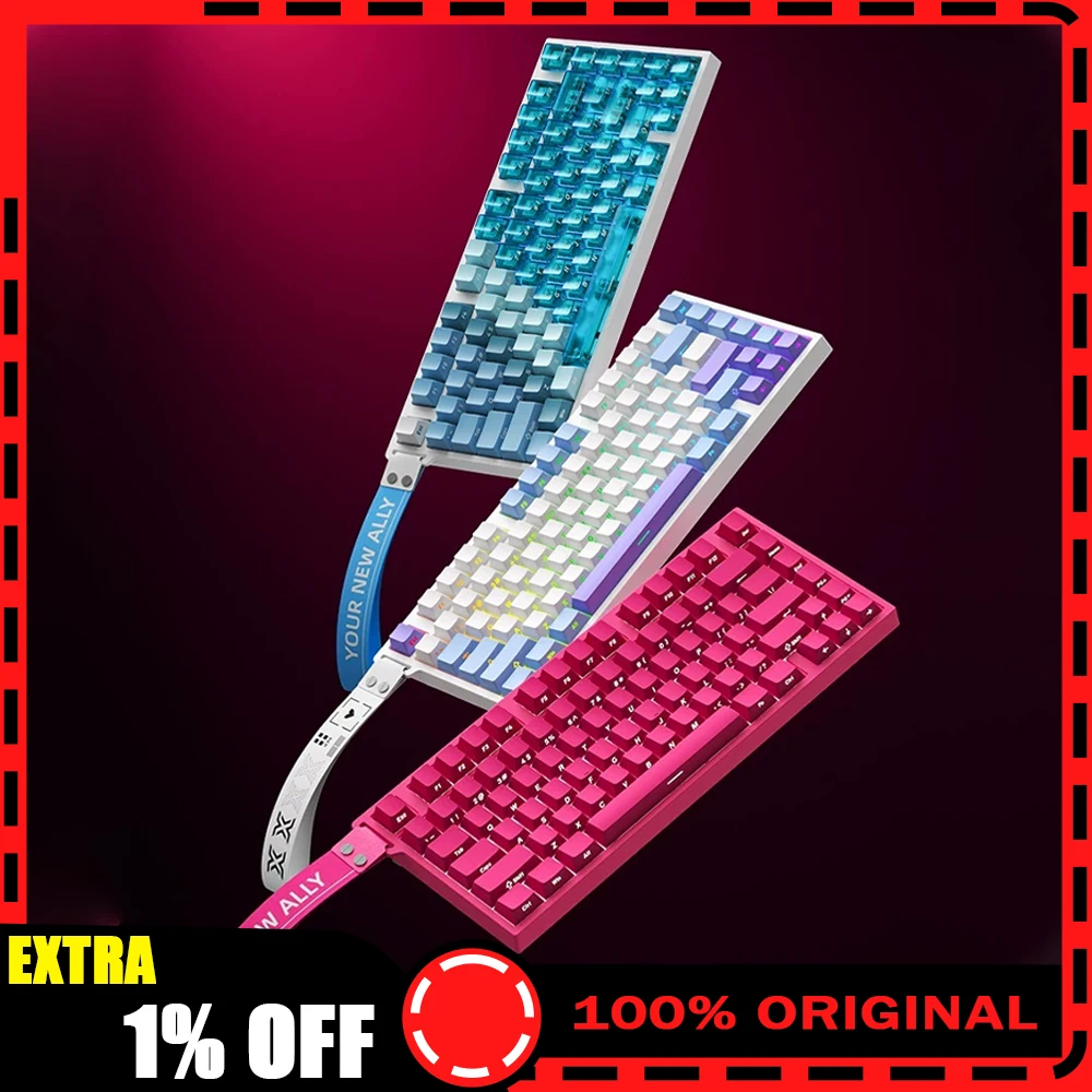 Technology Beat75 Wireless Keyboard Three Mode Connection E-sports Keyboard Double 8K Polling Rate 128K Scanning Rate For Gifts