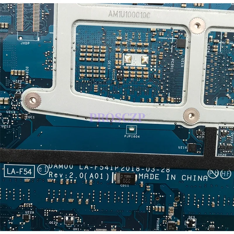 

Материнская плата для ноутбука Dell Precision 5530 0DMMW9 0971P6 LA-F541P с процессором i7-8850H P1000/P2000 V4 ГБ, материнская плата с графическим процессором, 100% тест в порядке
