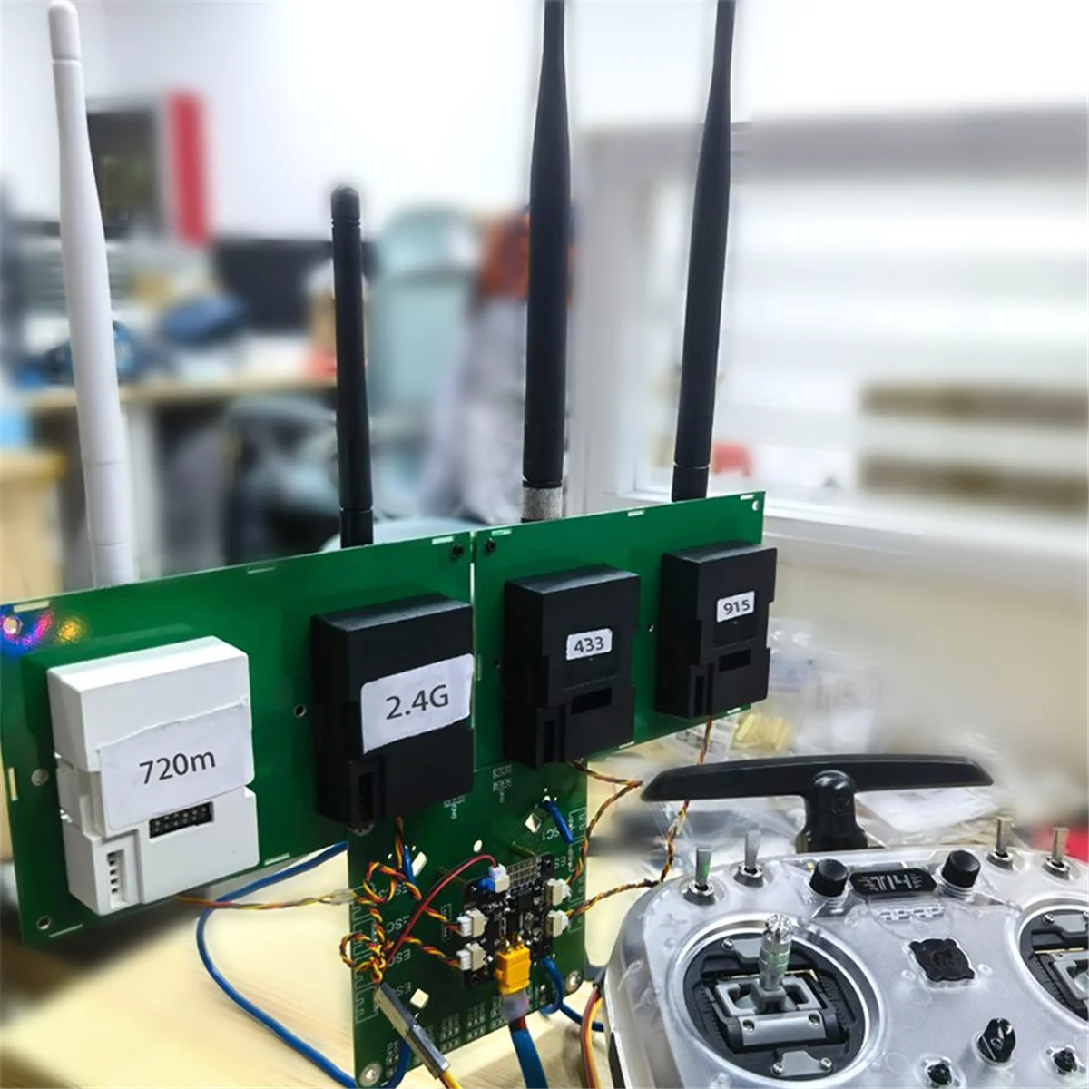 TOP Trasmettitore Scheda di Diversità Ricevitore Scheda di Diversità Dual 915 / 2.4G RX e TX per FPV Parti FAI DA TE Scheda RX