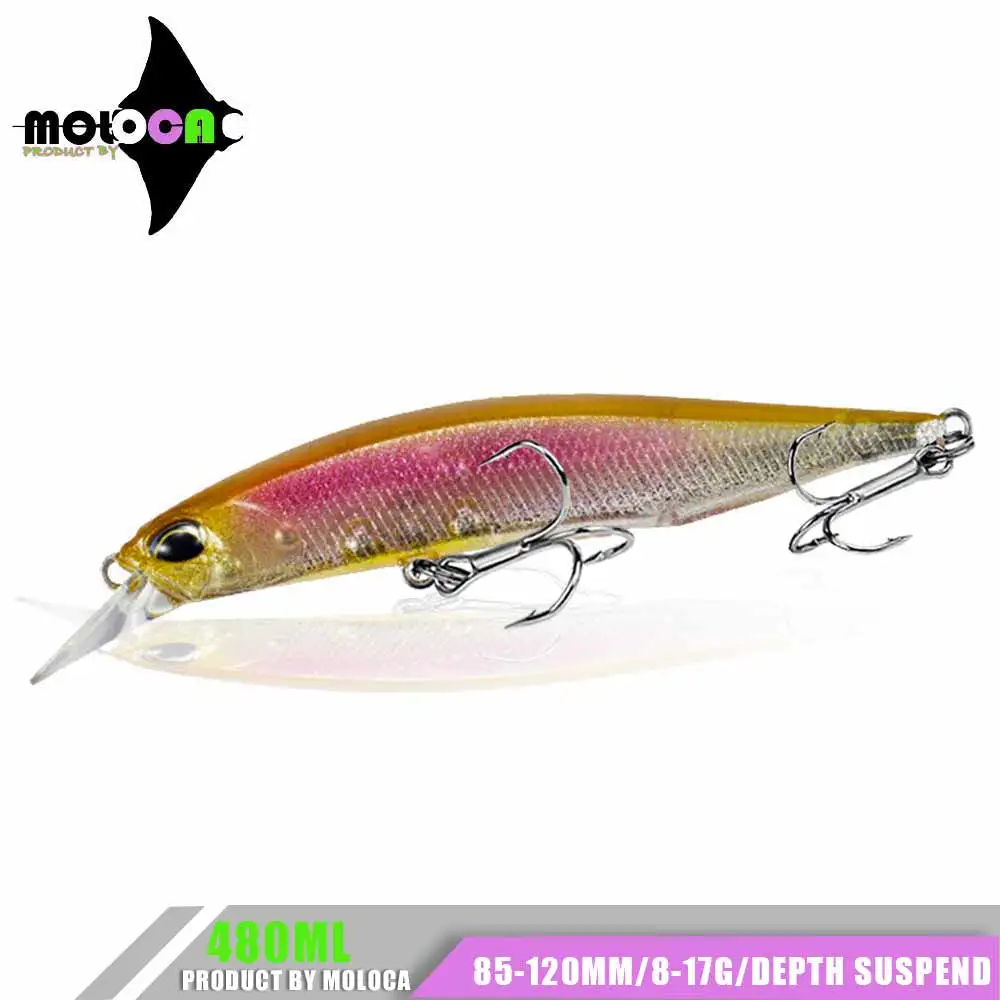 

Fishing Lure Minnow 8g 17g Floating Suspend Water Jerkbait Wobblers Peche Accessoire Seabass Fish Isca Artificial Leurre Tackle