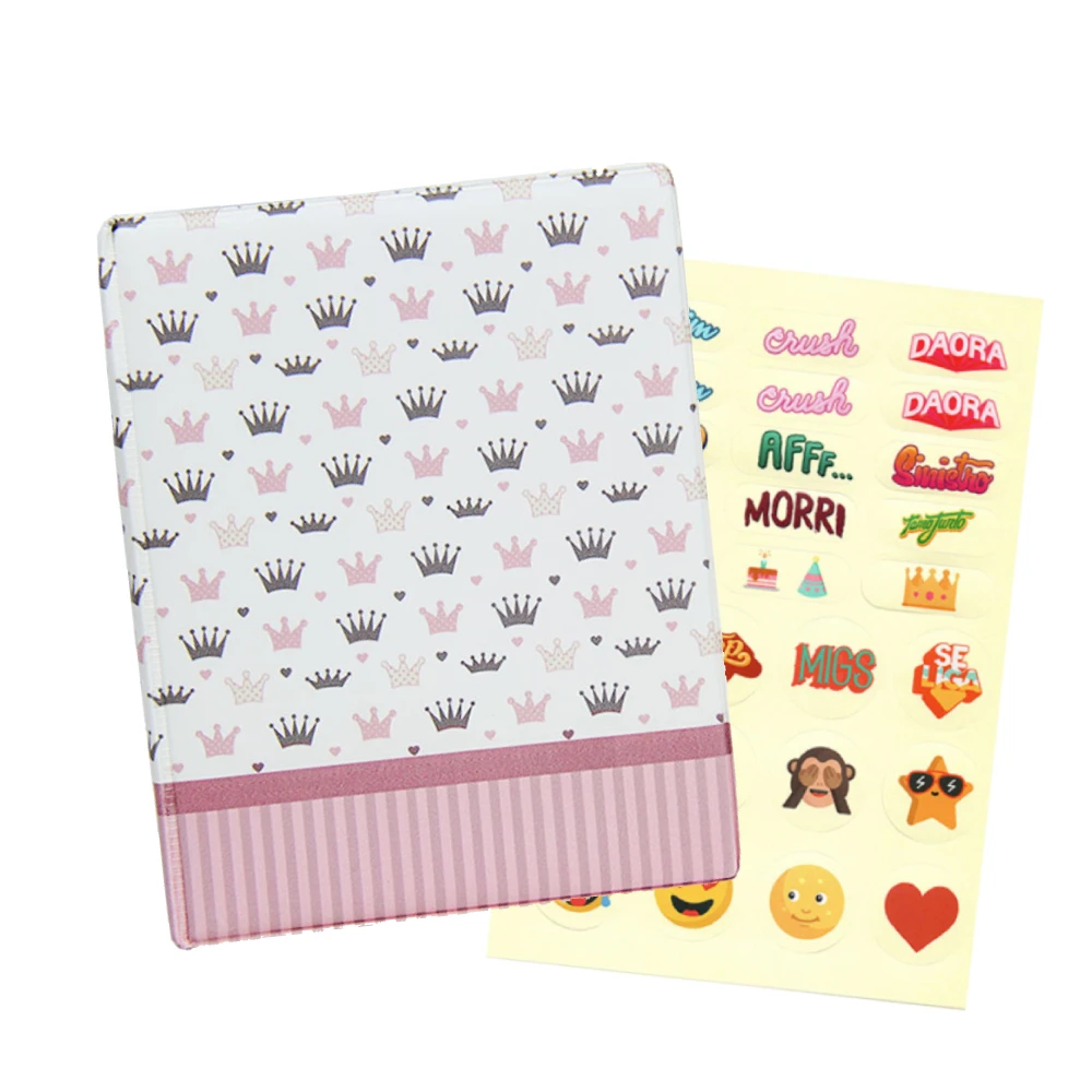 500 photo album 10x15 Princess with Diario do Bebe + ADHESIVE