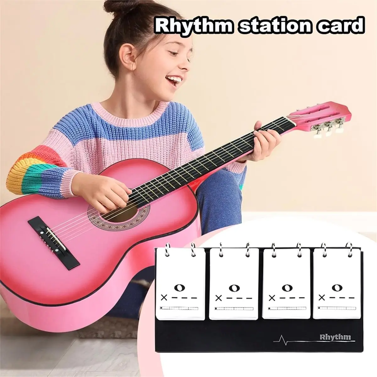 Eco-friendly Piano Flash Cards for Beginners, Note Training Card Music, Large Size Musical Notation Learning Clear Print, Paper