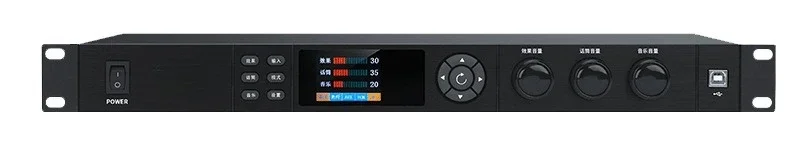Pre-effect device, digital KTV microphone reverb, anti-howling karaoke pre-processor
