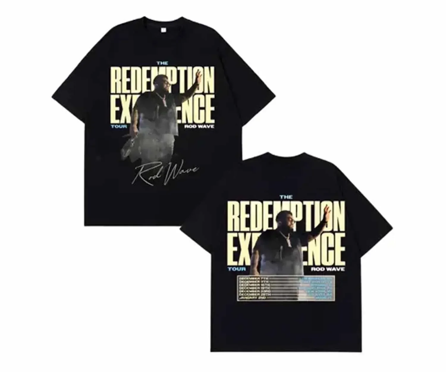 Rod Wave The Redemption Experience Tour 2025 Tshirt, Fans Gift