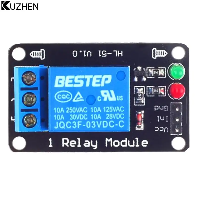 1PCS 1 Channel 3V Relay Module Board 3.3V Low Level Shooting With Light
