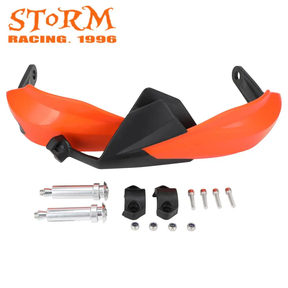 Protetores de mão e kit de montagem para motocicleta, proteção para guidão de motocross para honda ktm kawasaki yamaha universal bicicleta plástico