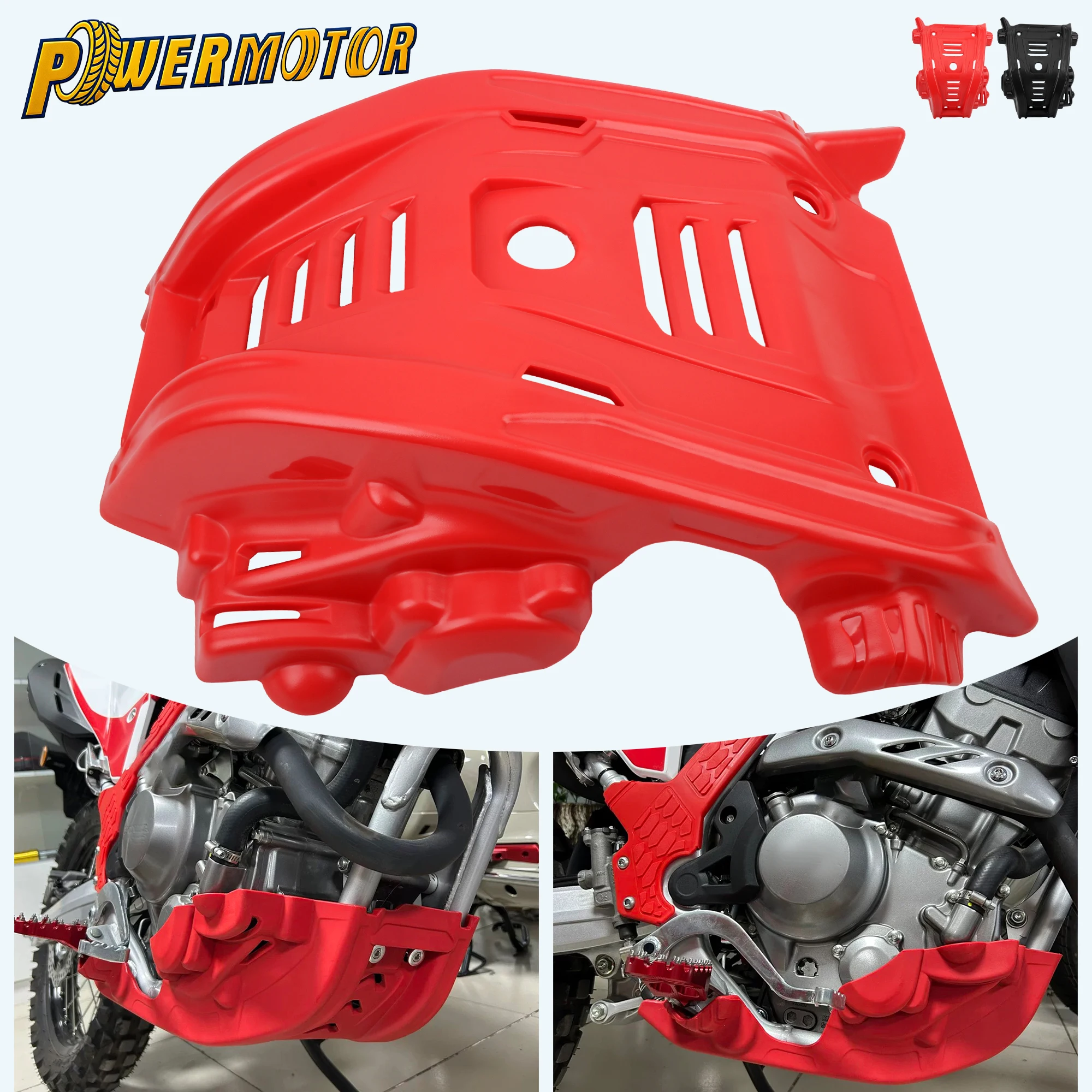 

Motorcycle Engine Chassis Protective Cover For HONDA CRF300L CRF300 L CRF 300 2021-2024 Motocross Skid Plate Engine Guard Enduro