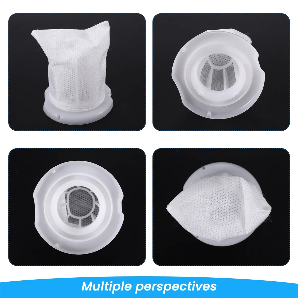 

A08I Filter Set for Vacuum Cleaner Filter Suitable Filter Suitable for Vorwerk Kobold VC100 Vacuum Cleaner