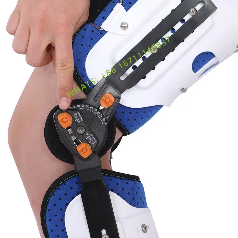 TJ-KM009 New adjustable chuck knee patella ankle and foot brace support for postoperative rehabilitation