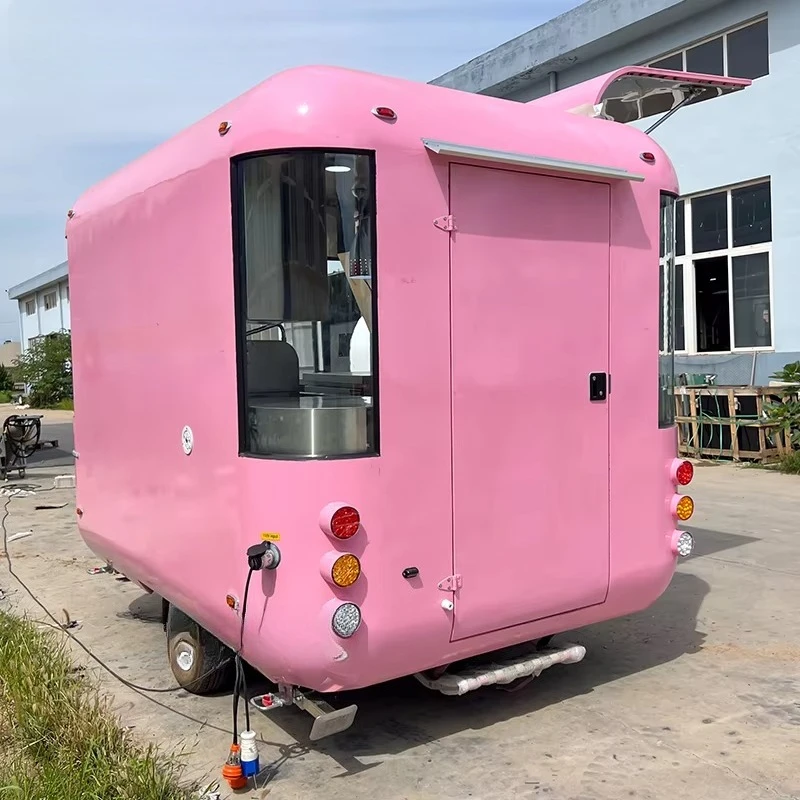 Customizable Food Truck Street Multifunctional Mobile Kebab Pizza Oven For Food Truck Shawarma Stall