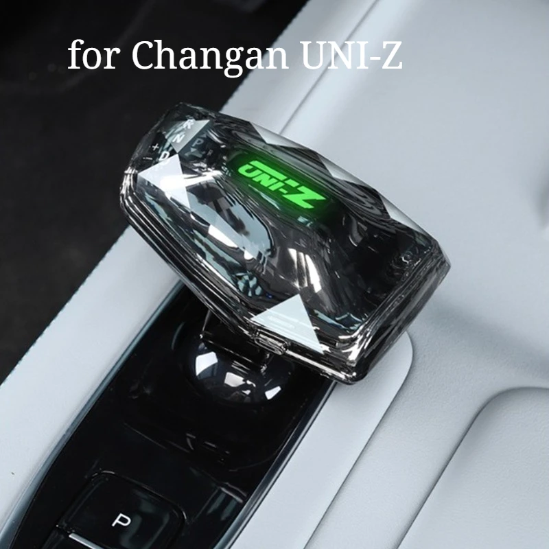 

Crystal Gear Shift Knob Cover with Light for Changan UNI-Z - OEM Replacement Upgrade Interior Modification Accessory
